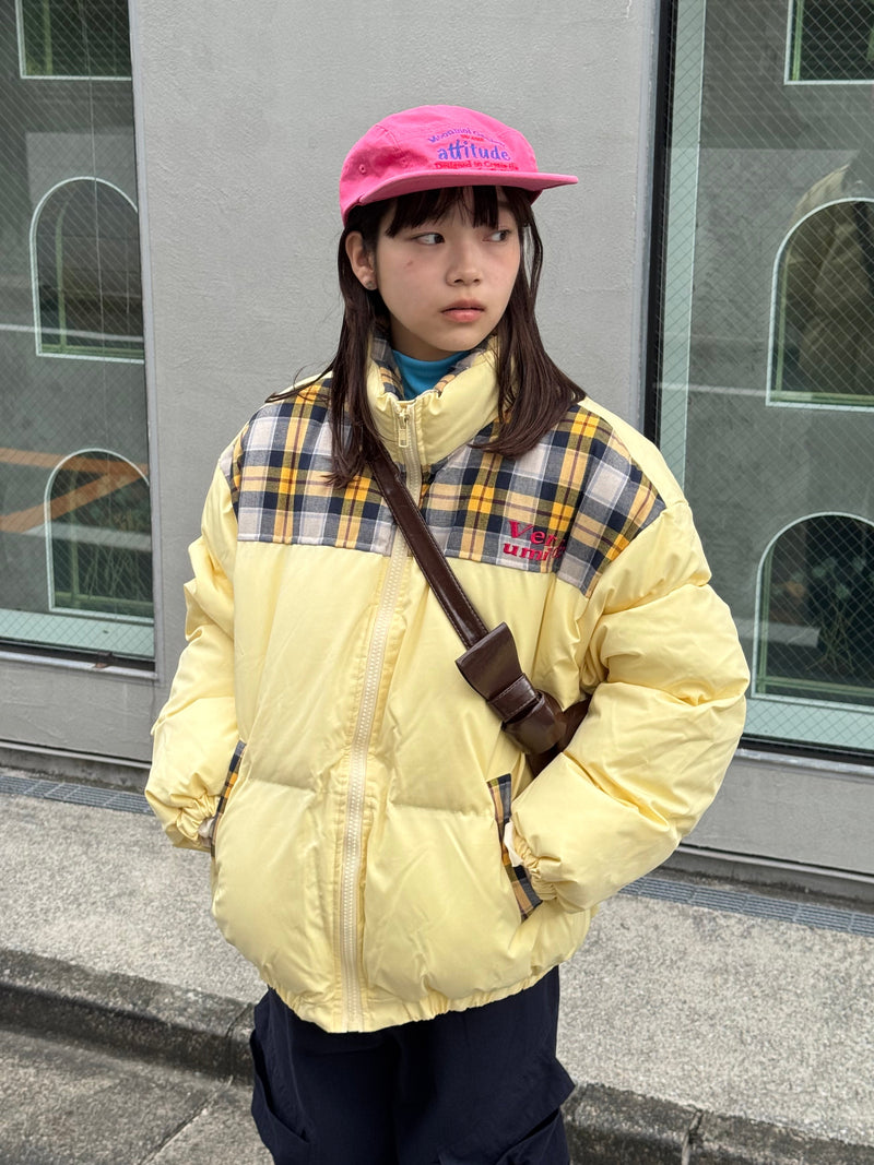 イエローチェックダウンジャケット DPB91045 – CRAMMY