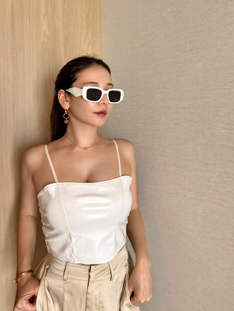 フェイクレザーレースキャミソール DPB56006 – CRAMMY