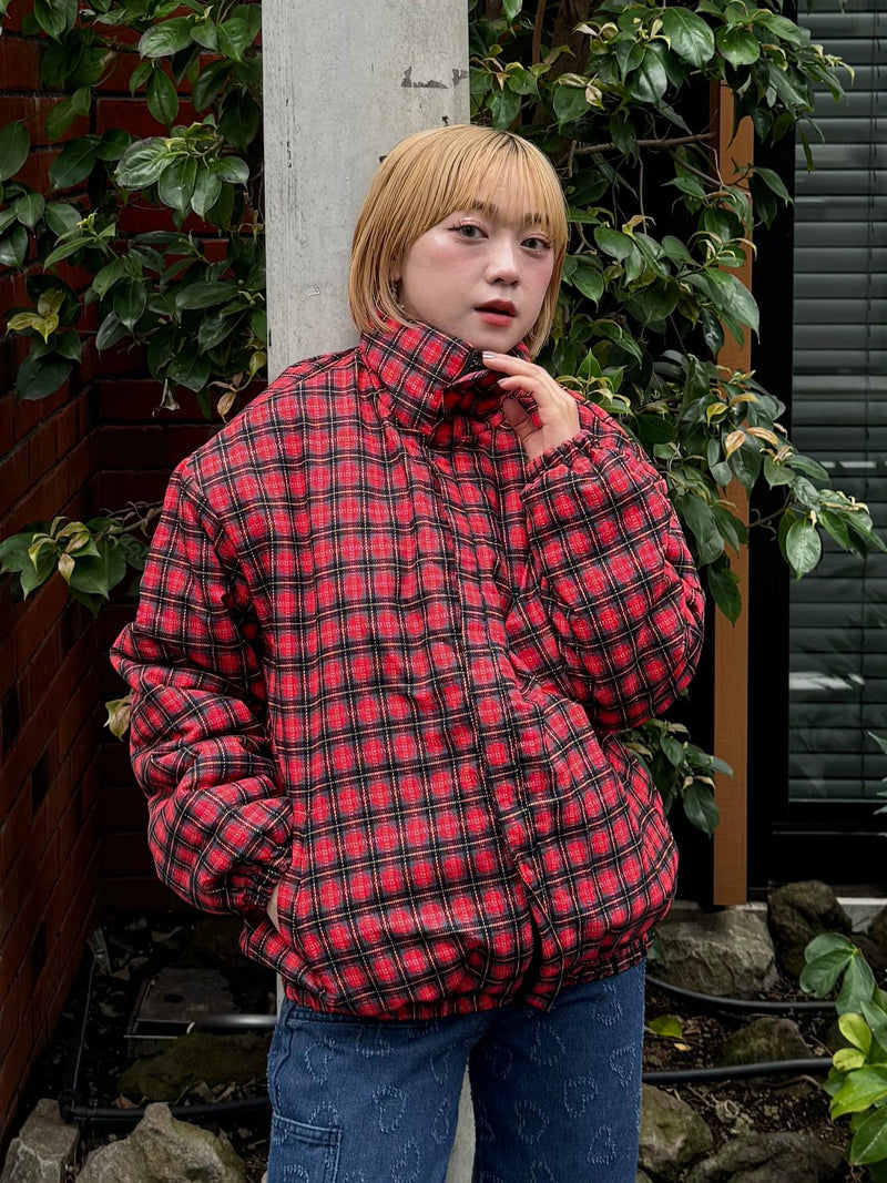 レッドチェックダウンジャケット DPB76119 – CRAMMY