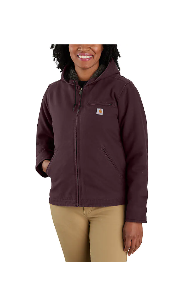 Carhartt Women's Sherpa-Lined Duck Jacket | Level 3 Warmest