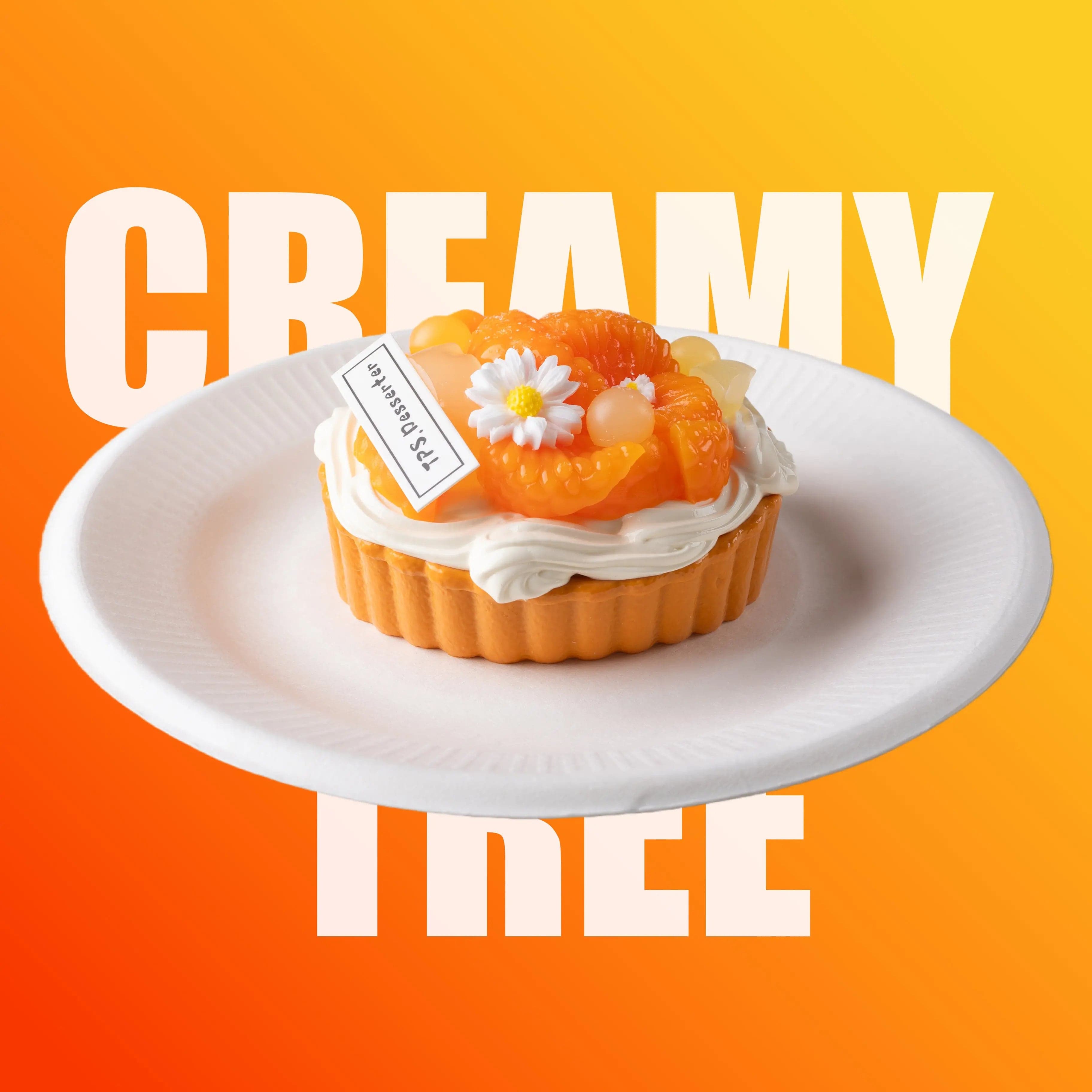 CT009】Orange Tart Squishy Toy – CREAMY TREE