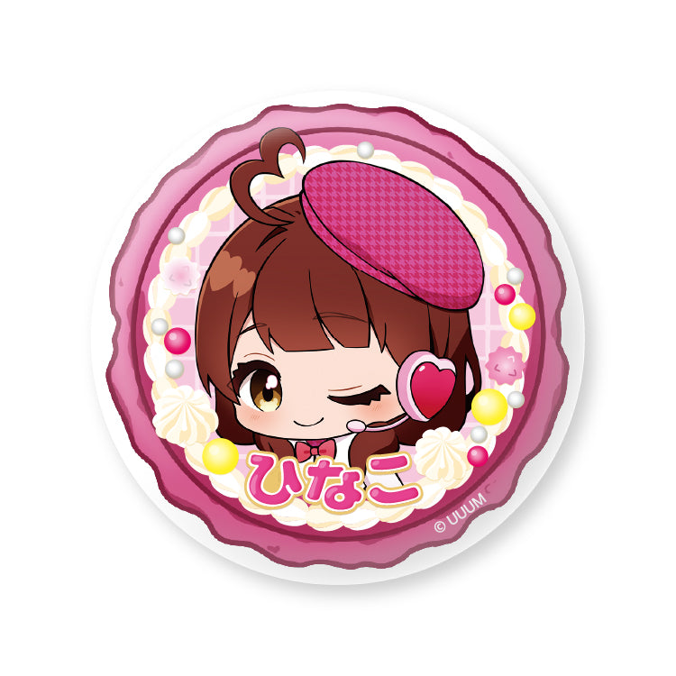 ぷちひなフレンズ】100万人記念 缶バッジ（ひなこ）｜ぷちぷち【ぷち