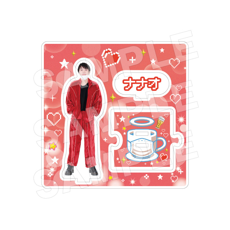 ナナオカフェ2025】7つ繋げてコンプリート!アクリルスタンド｜ナナオは