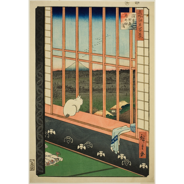 名所江戸百景 浅草田甫酉の町詣 - 歌川広重 - 日本画 - 名画 - Canon