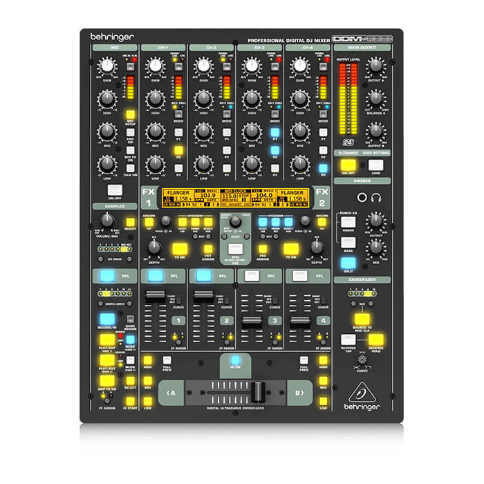 Behringer DDM4000 5 Channel Digital DJ Mixer - Credible Sounds