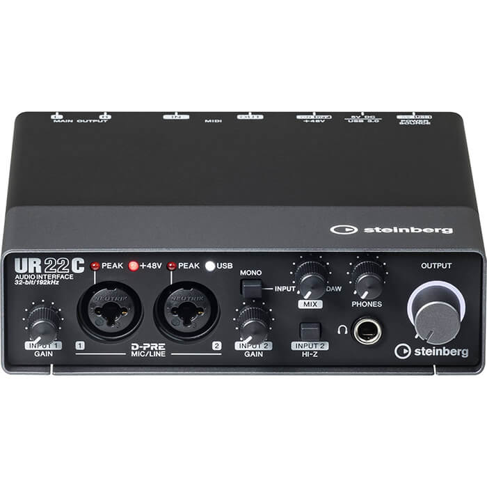 Steinberg UR22C 2 x 2 USB 3.0 Audio Interface - Credible Sounds