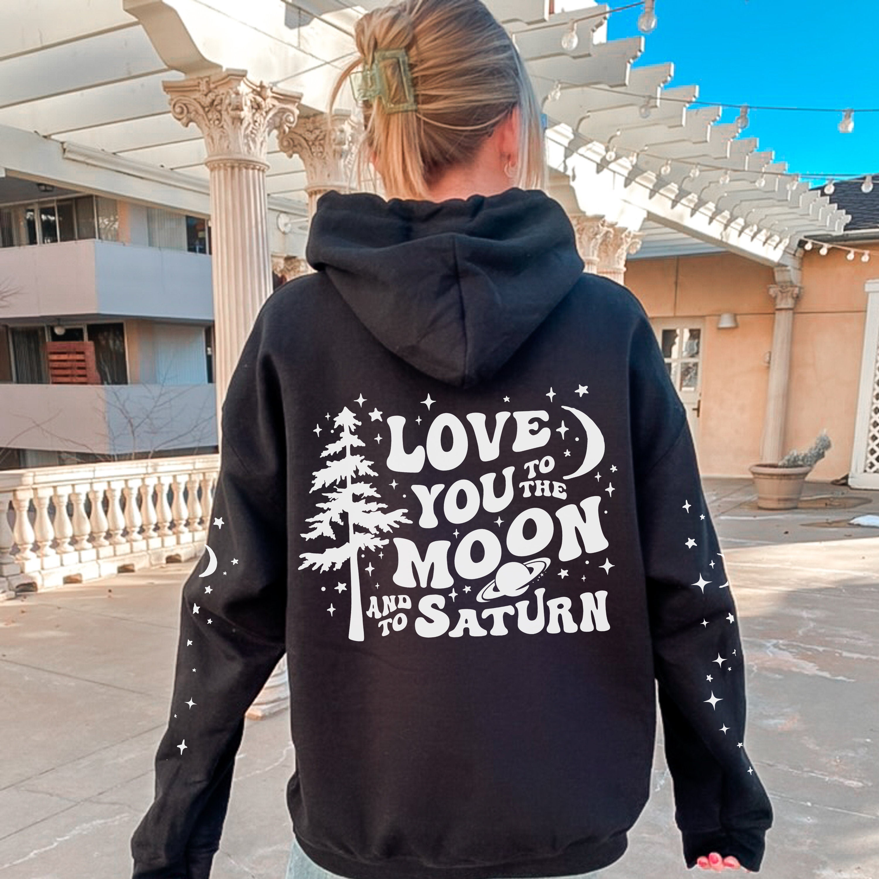 Love you to the Moon and to Saturn Folklore Sweatshirt – Crescent