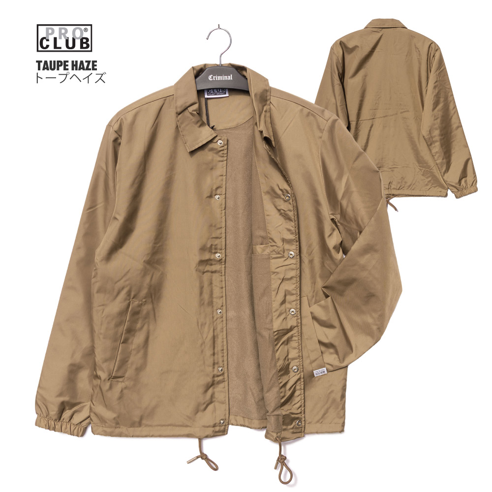 生地しっかりしてます!!】 PROCLUBの新商品!! コーチジャケット!!
