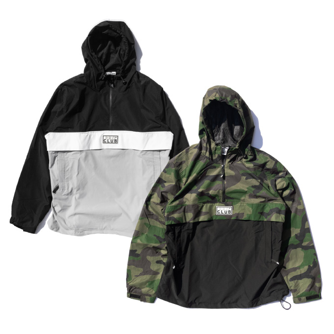 ハーフジップタイプのナイロンジャケットが新登場!!