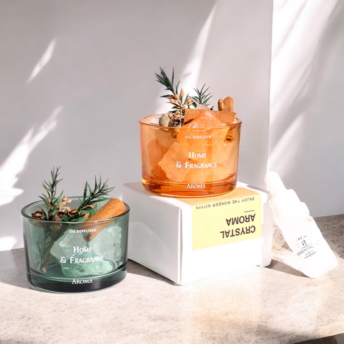 Crystal Aroma Home Scent Stone Diffuser – Crystolver | Healing