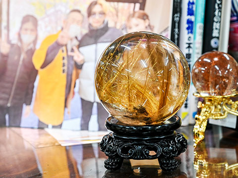 昇仙峡ジュエリータウン、￼ルチル15mm~16mm￼ブレスレット