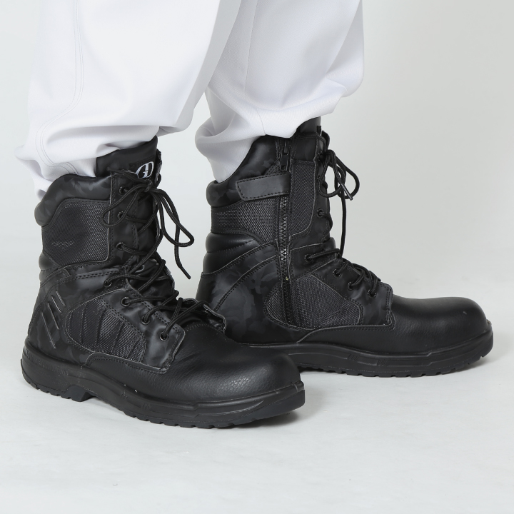 安全靴 半長靴 GD-81 ヒモ+ファスナー式 ヒモタイプ シューズ ブーツ