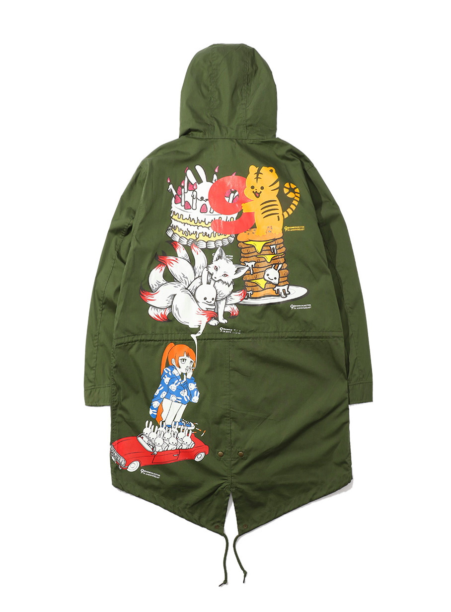 OS 9th Anniv. モッズコート｜ウサギがいる｜CUNE ONLINE STORE