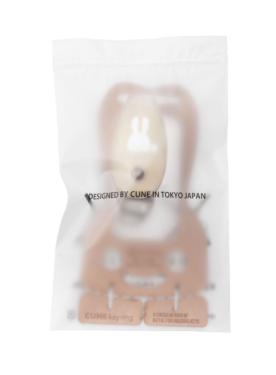 ちょっとごついレザーキーホルダー｜ウサギがいる｜CUNE ONLINE STORE