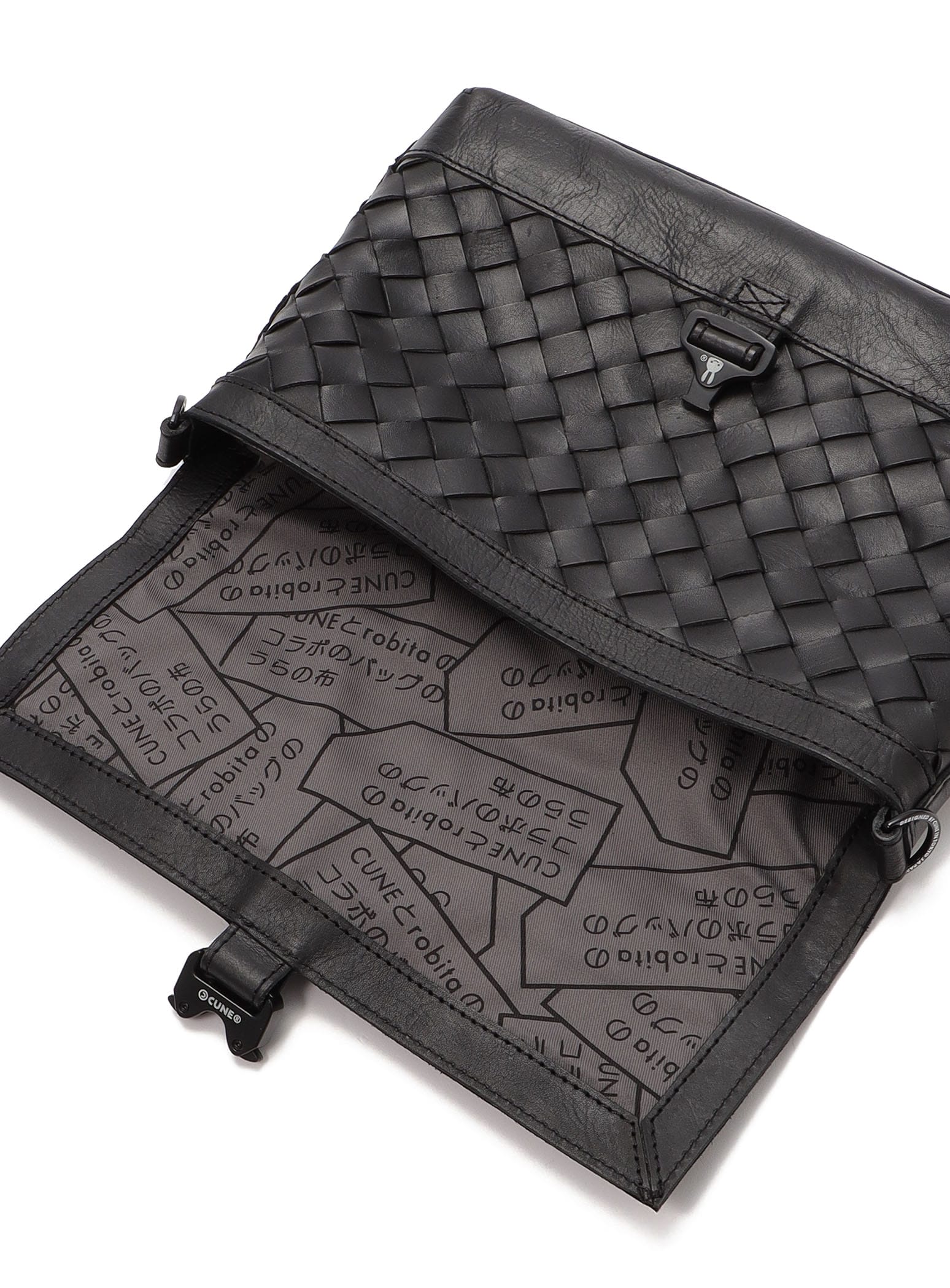 CUNE × robita レザーメッシュショルダーバッグ M｜ウサギがいる｜CUNE