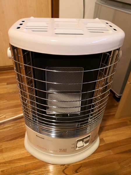 新暖房 ガス赤外線ストーブ導入！ | カブ110（JA44）はじめます