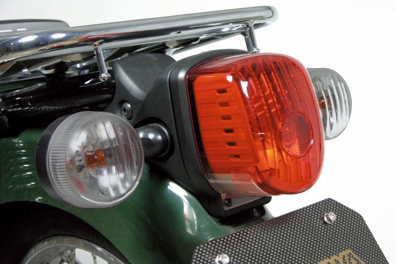 スモーククリアウインカーレンズ[1台分4個セット]JA07型スーパーカブ