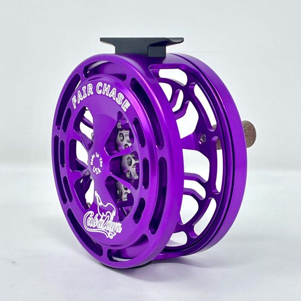 Fair Chase G2 Click Pawl Fly Reel- Purple on Purple - Cubalaya