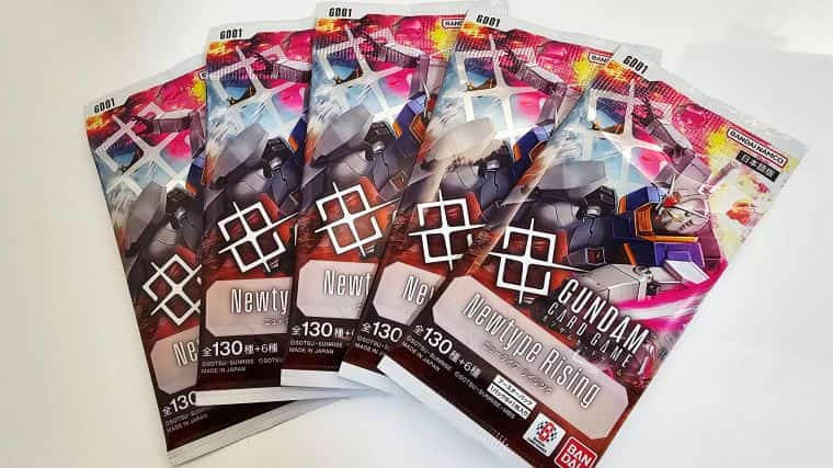 ガンダムカードゲームが発売したのでビギナーズラックを期待して