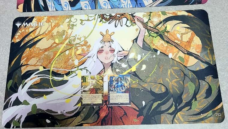 MTG 命運の核心 プレイマット 日本画 MTG 命運の核心 プレイマット