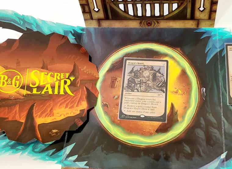 MTG】SecretLairとB&Gコラボ「HERE BE DRAGONS」を開封レビュー｜CUBE