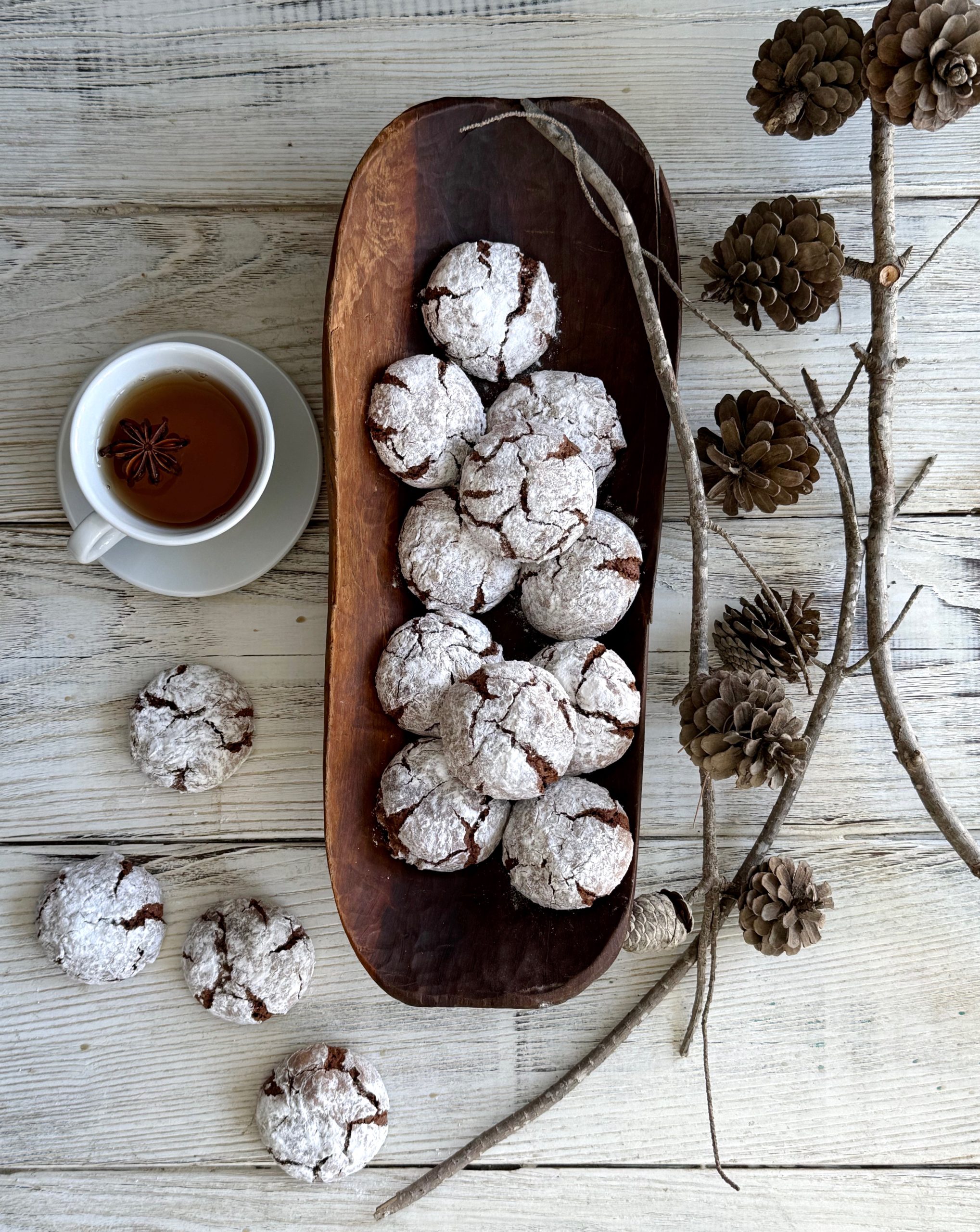 Chocolate Crinkle Cookies - Cuisinovia