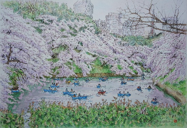 ペンと透明水彩で描く はじめての水彩画｜高崎カルチャーセンター