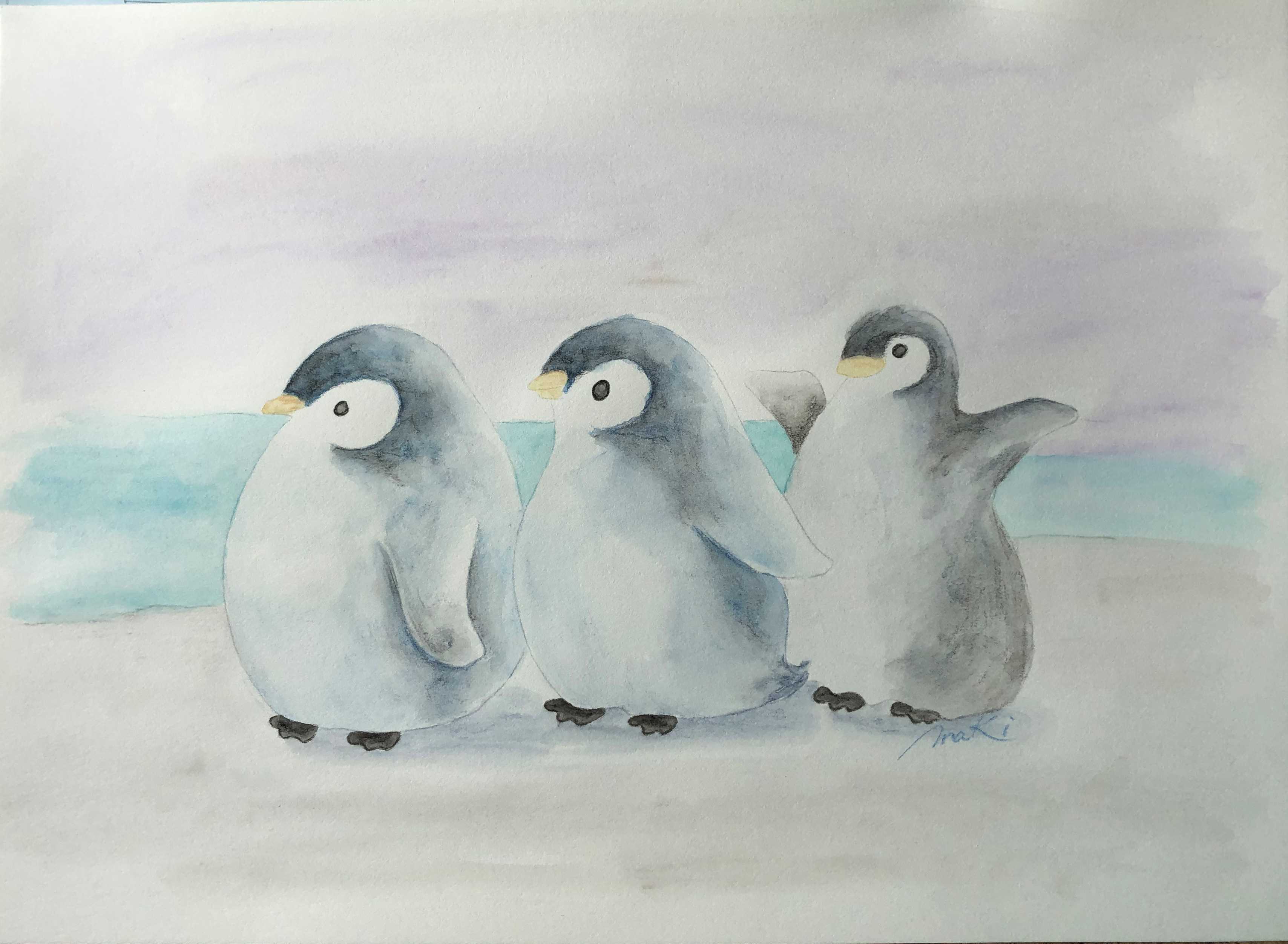 色鉛筆画 アクアマリン (原画) 色鉛筆画 アクアマリン (原画) 色鉛筆で