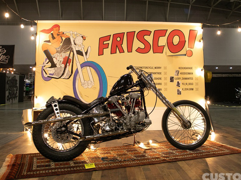 2024 HCS(YOKOHAMA HOT ROD CUSTOM SHOW) 32ndのハーレーパンヘッド