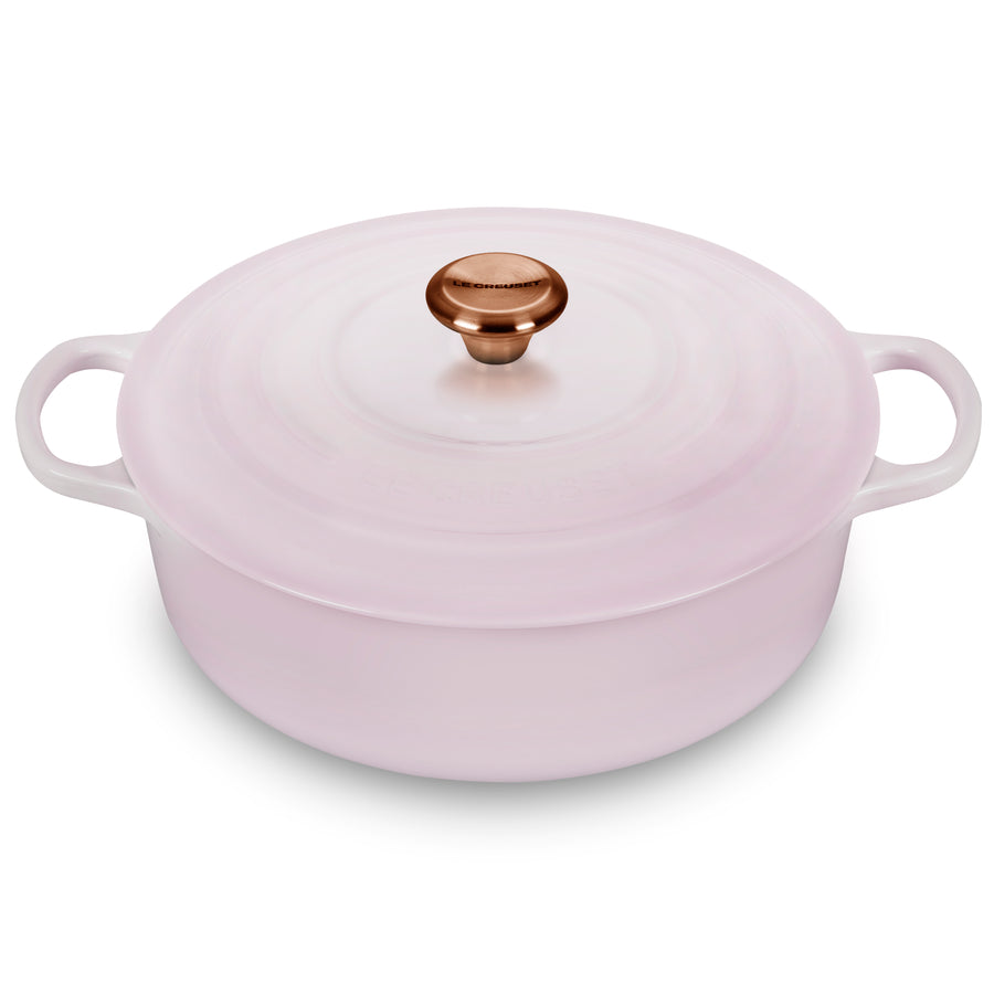 Le Creuset Round Dutch Oven - Shallot with Copper Knob, 6.75-qt