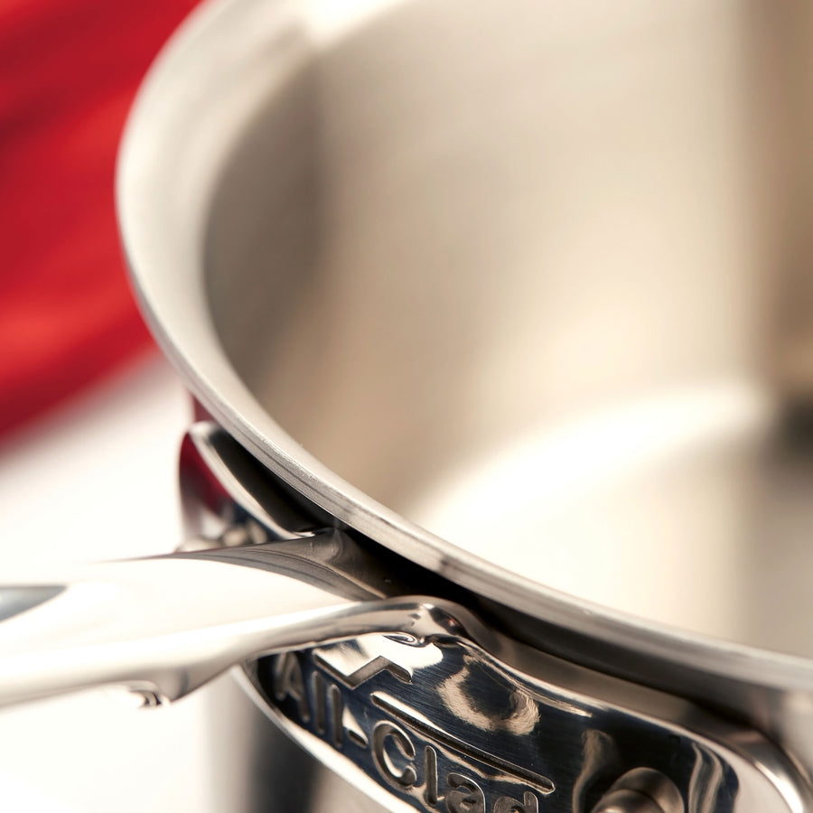 All-Clad d5 Saucepan - 4-quart Brushed Stainless Steel – Cutlery