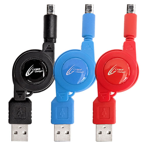 CYBER・USB巻き取り充電ケーブル（3DS用）｜サイバーガジェット