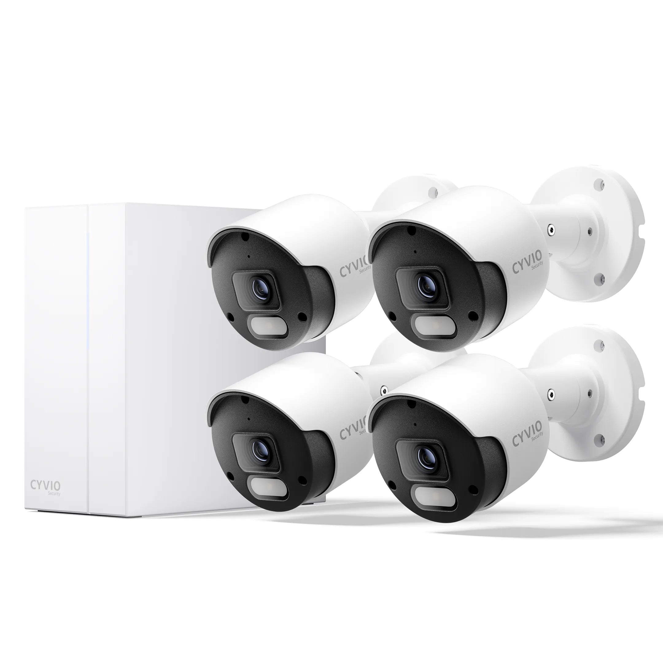 CYVIO N2834D 8MP PoE Video Surveillance Kit 4Pcs Cameras with 2TB HDD