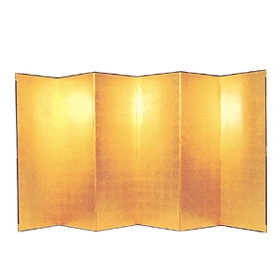 金屏風（7尺6曲/半双）｜レンタル・イベント会場設営ならダスキン