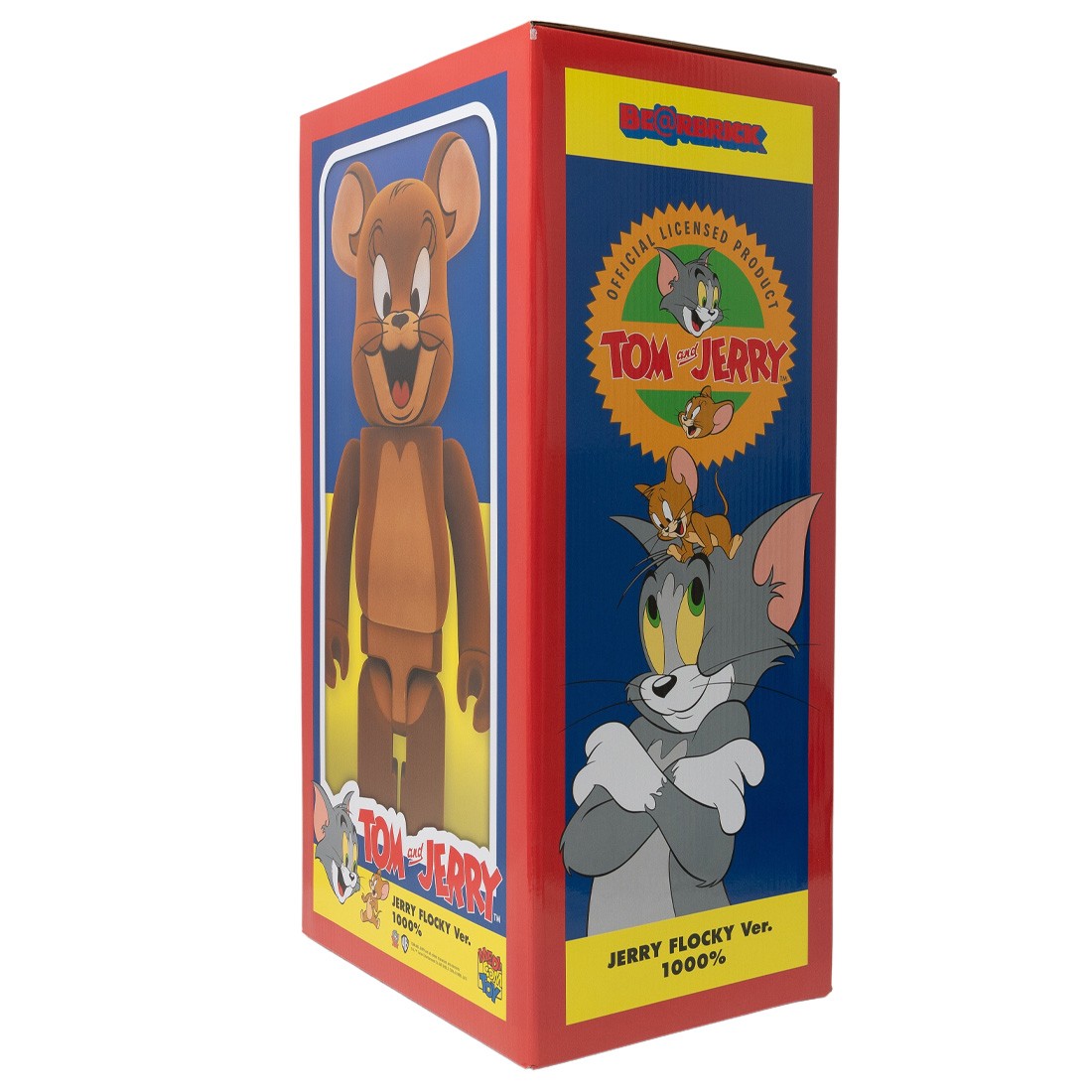 Medicom Tom and Jerry - Jerry Flocky 1000% Bearbrick Figure brown