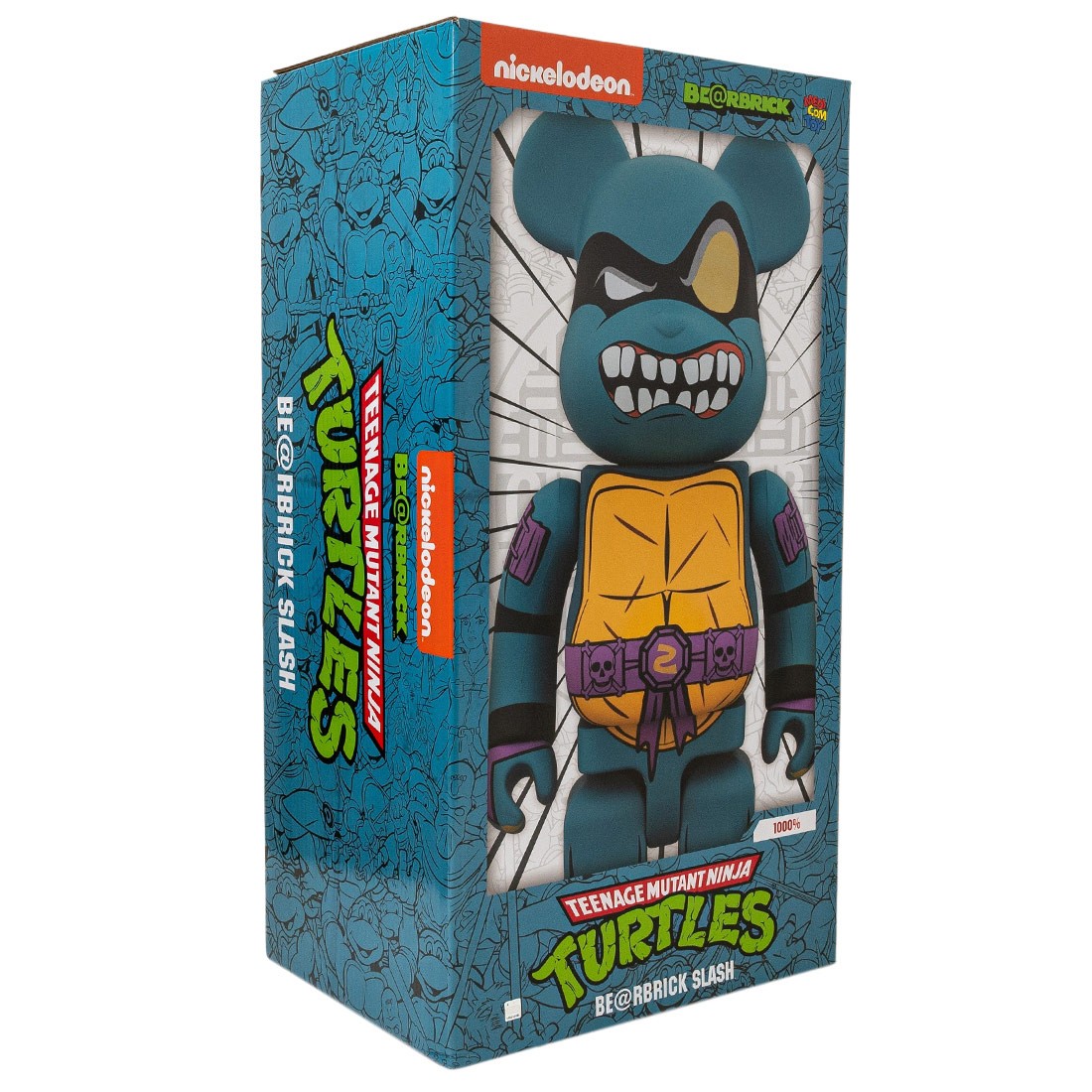 Medicom TMNT Slash 1000% Bearbrick Figure blue