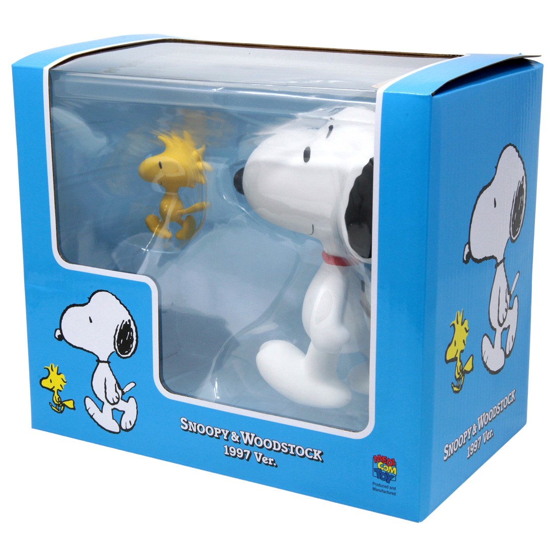 Medicom Peanuts VCD Snoopy And Woodstock 1997 Ver. Figure white