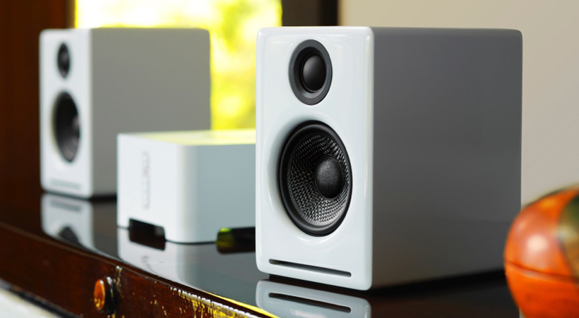 AudioEngine® A2+ Mini Powered Desktop Speakers, White