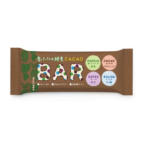 Bio-Normalizer】青パパイヤ酵素入り カカオバー ｜Biople WEB STORE