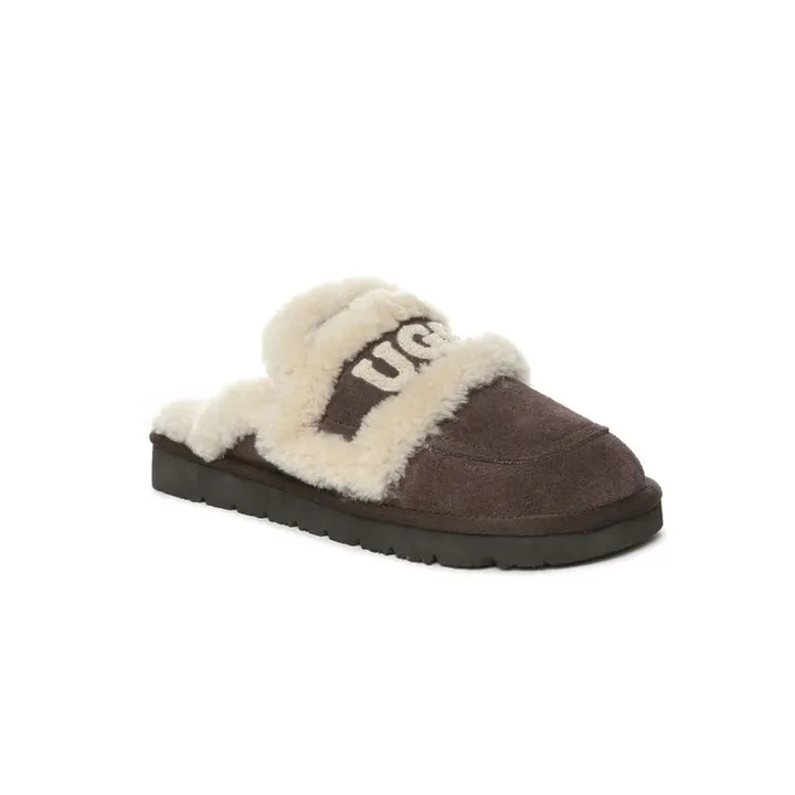 オーストラリアンズークバイオレットシアリングUGGスリッパ