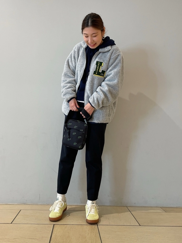 ホリデイ ワニロゴプリントサッチェルバッグ NH4465HN - ラコステ