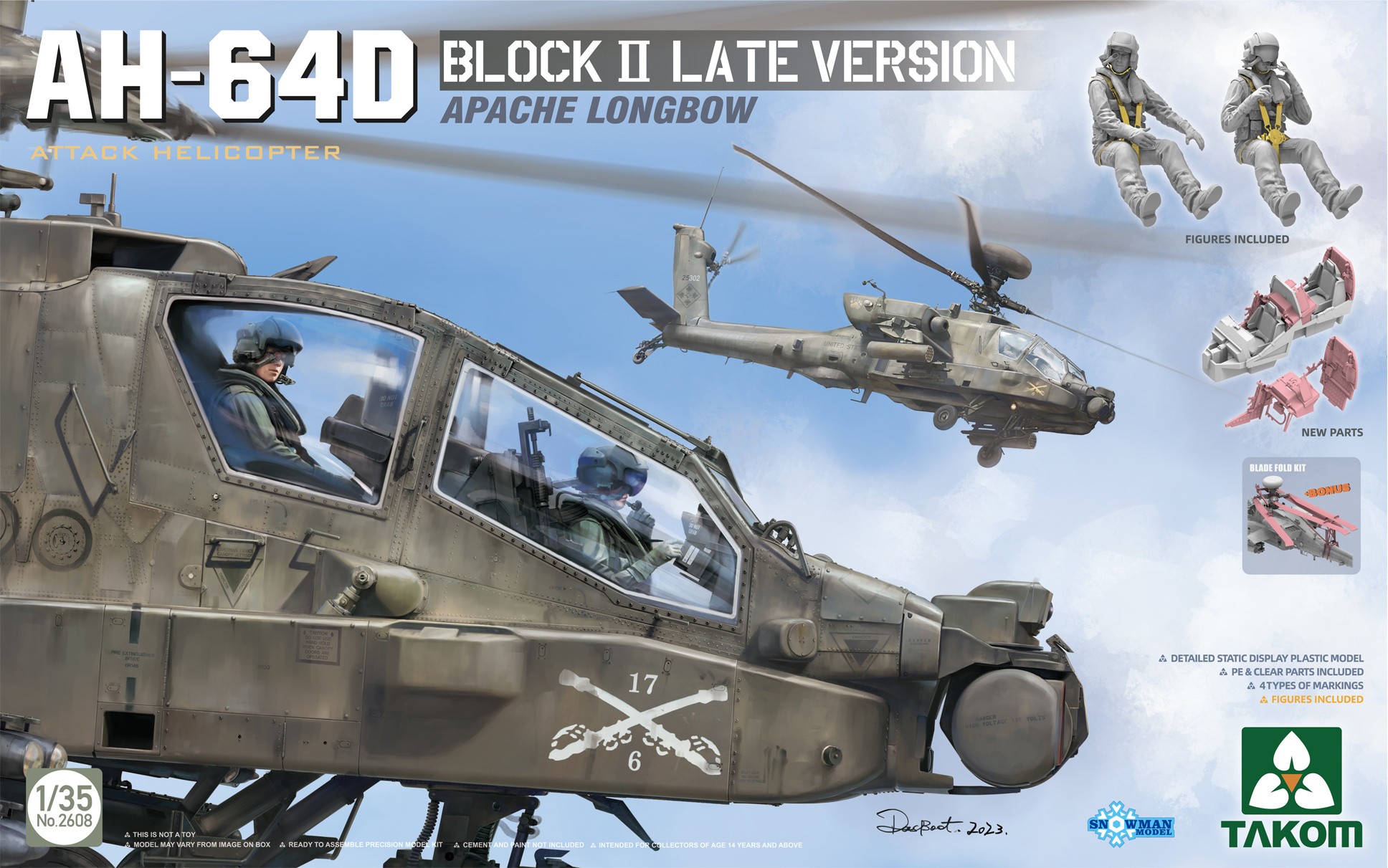 1/35 AH-64D アパッチ・ロングボウ 攻撃ヘリコプター ブロックII 後期