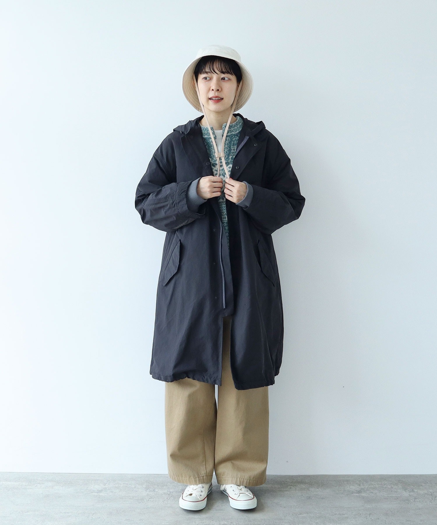 AMBIDEX Store ○ベルスプリット ライナー付きモッズコート (3WAY)(F