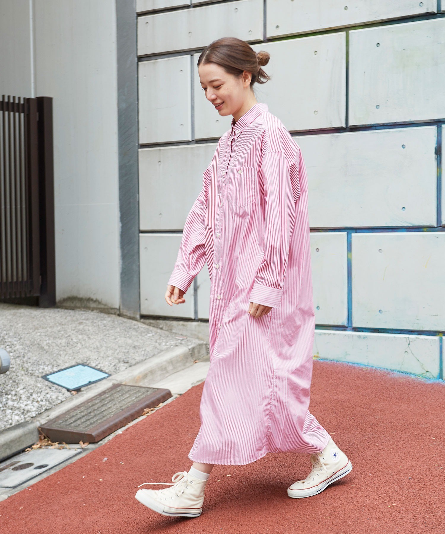 AMBIDEX Store ○【WEB別注】チェック/ストライプ ボタンダウンシャツ