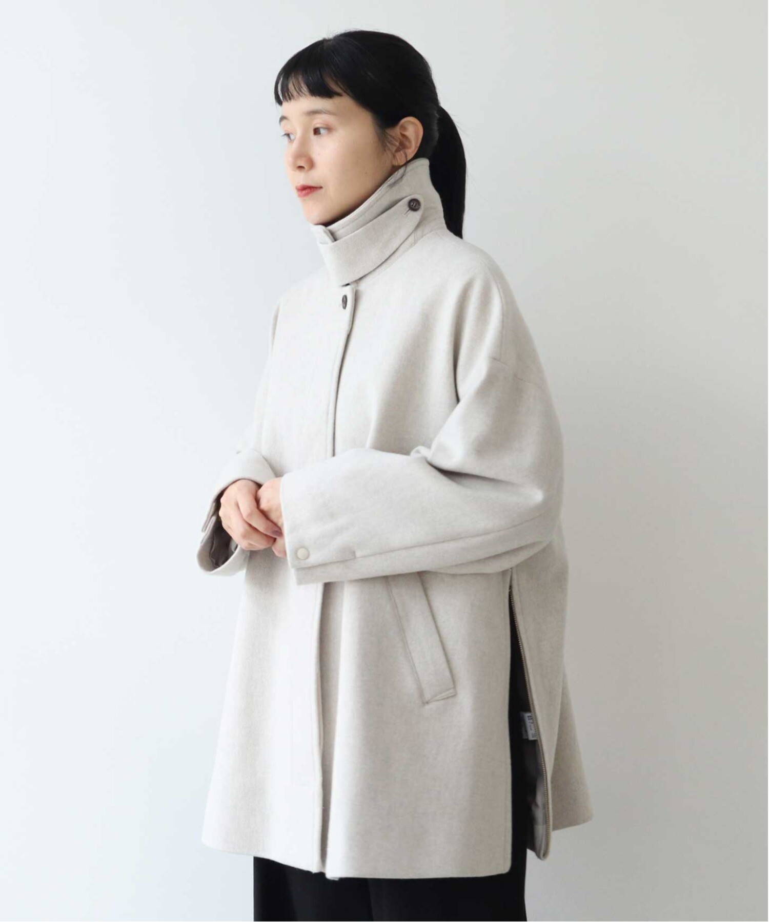 AMBIDEX Store ○ウールスーパー100 ミドルレングス ステンコート(F