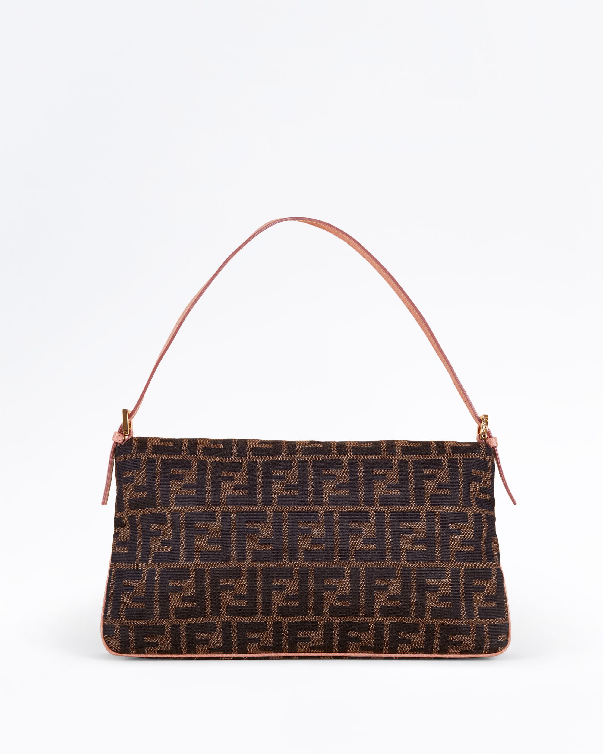 Fendi Vintage Zucca Crystal Flower Flap Bag | Vivrelle