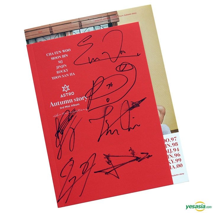 ASTRO Autumn Story 2nd Mini Album サイン入り ASTRO【Autumn Story