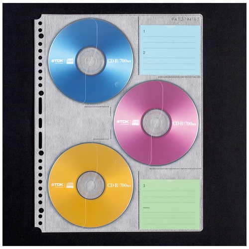 CD/DVD追加用替ポケット DVD-1006 10枚入 | PC収納整理用品 | 介護