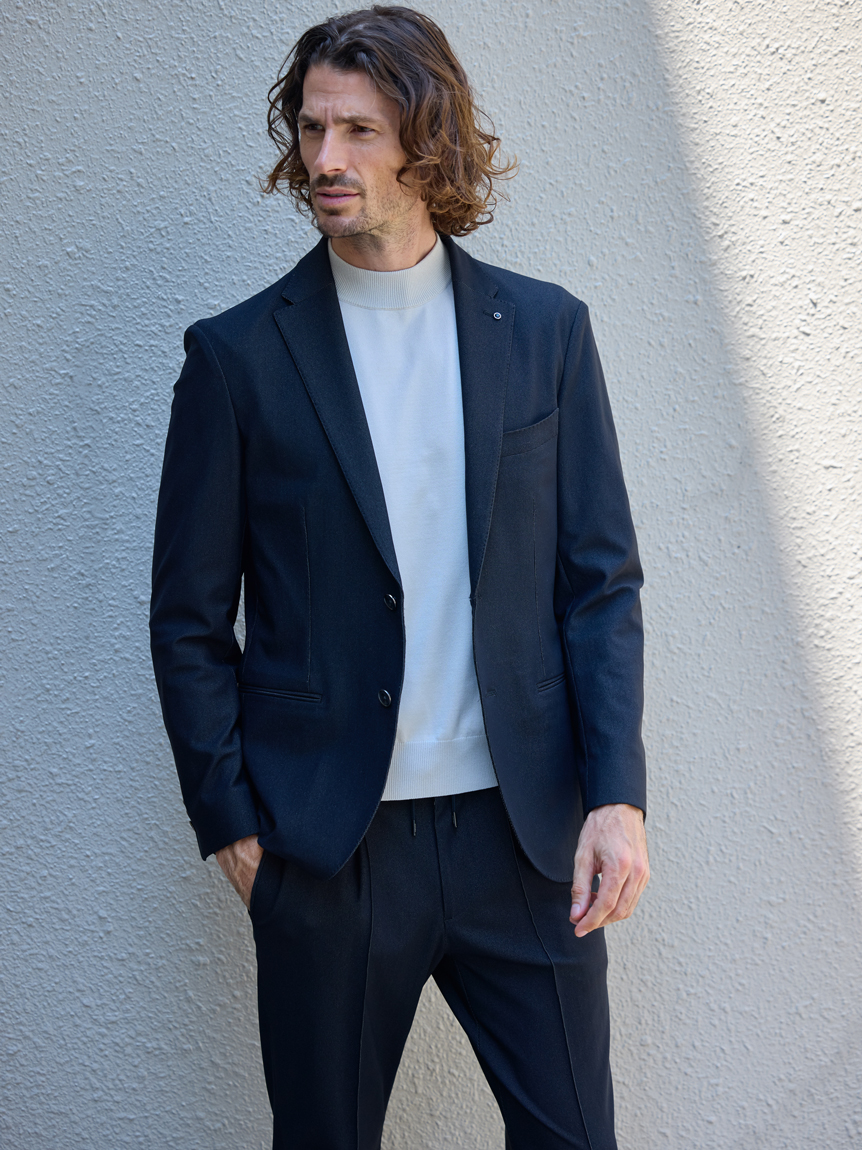 A PACK】WASHABLE PACK KNIT(2枚組) モックネック(ニット)｜トップス