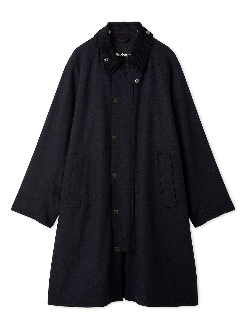 EXMOOR / エクスモア】 ウール ミドルレングス コート 